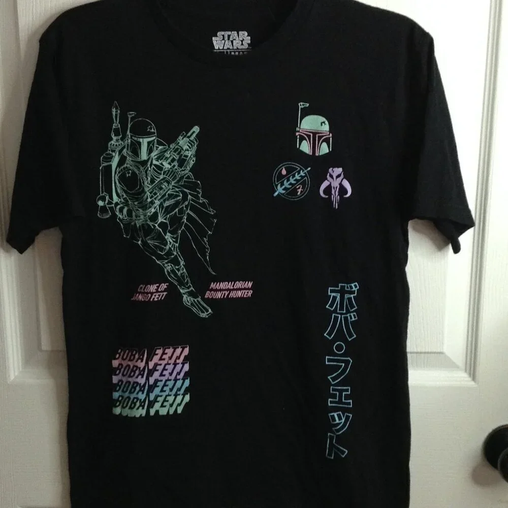 Stars Wars Clone of Jango Fett, Boba Fett; T-shirt; S, Collectible, Anime style